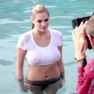 Wowza Kate Upton Shows Nipples In A Wet Shirt Hot Pics