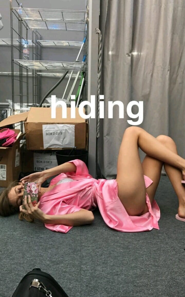 Gigi Hadid naughty snapchat