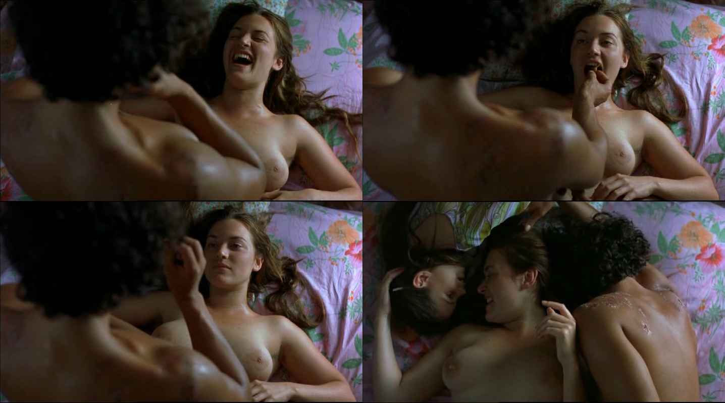 Kate Winslet boobies in Hideous Kinky