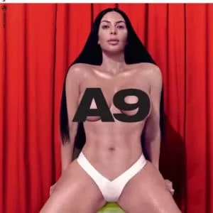 Kim Kardashian hot and topless magazine cover