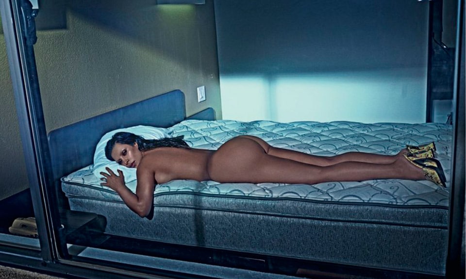 Kim Kardashian nude for Love Magazine photoshoot (4)