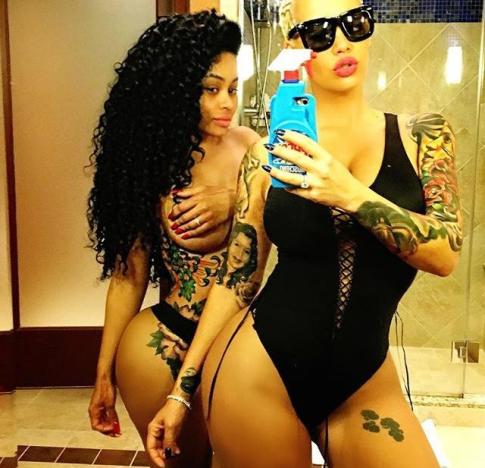 blac chyna and amber rose