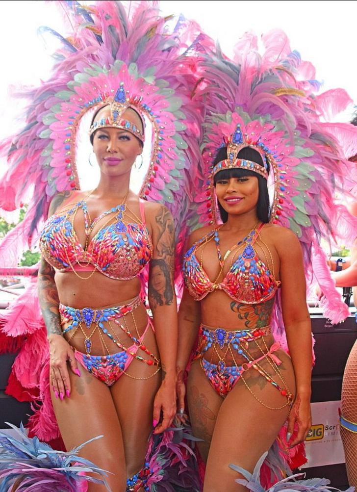 Blac Chyna and Amber Rose naughty carnival pics (3)