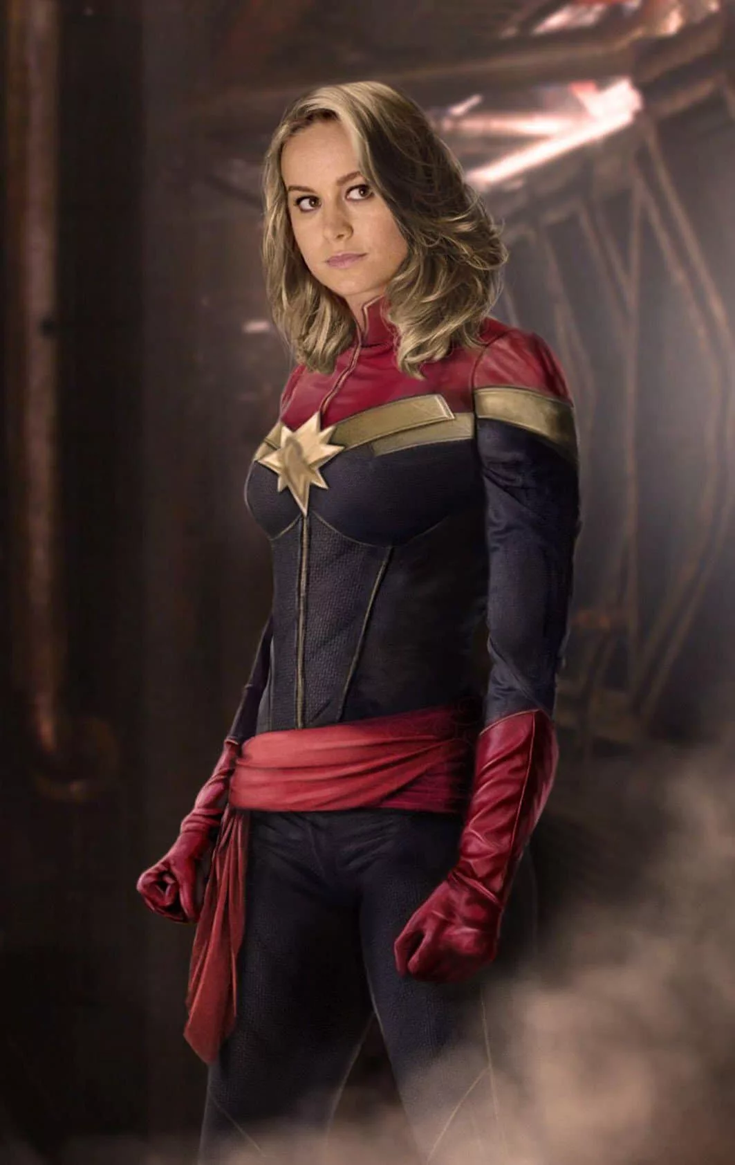 Brie Larson sexy captain marvel