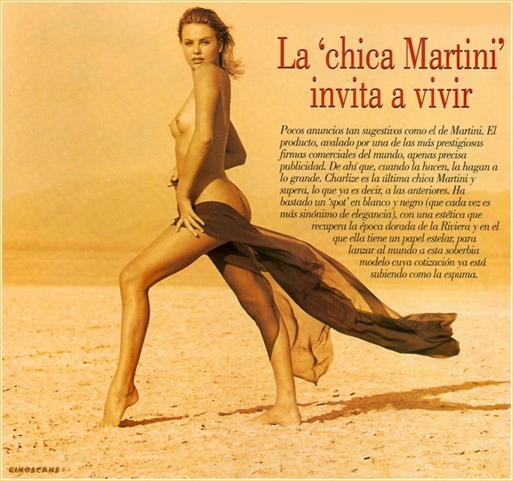 Charlize Theron Spanish boobs