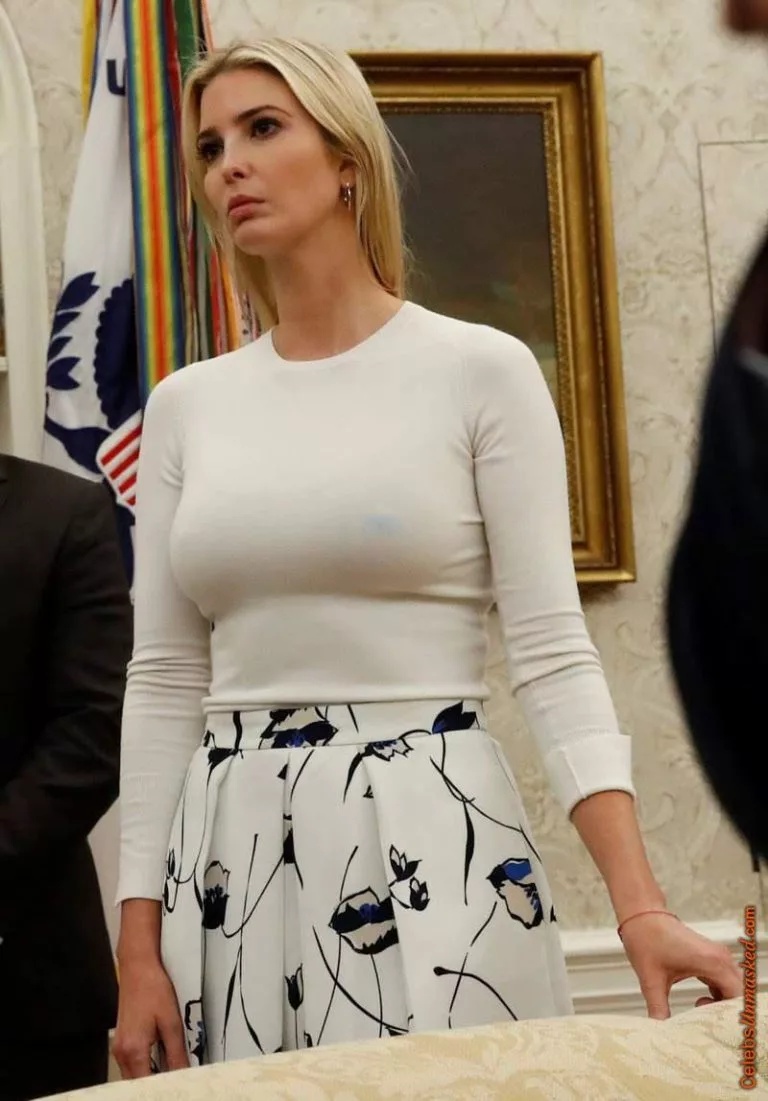 Ivanka Trump boobs in see through top