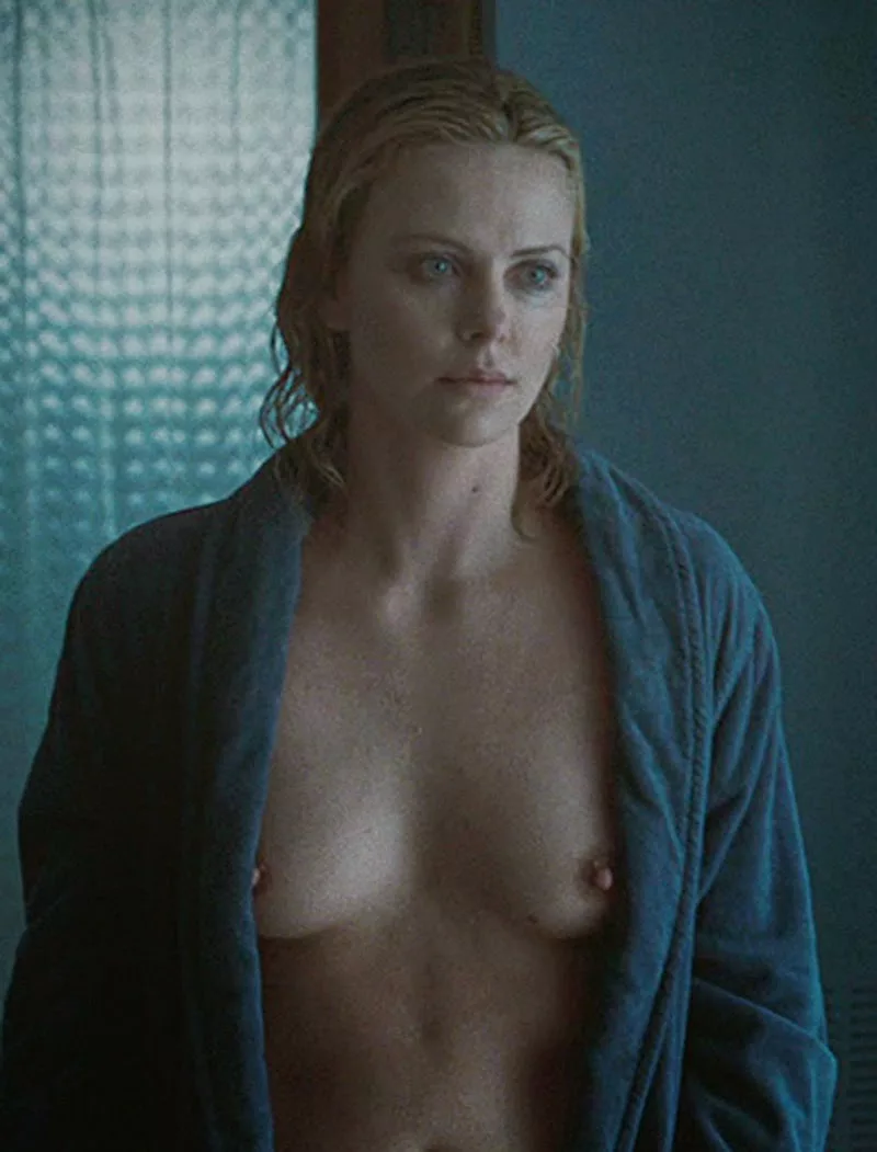 The Charlize Theron nipples scene