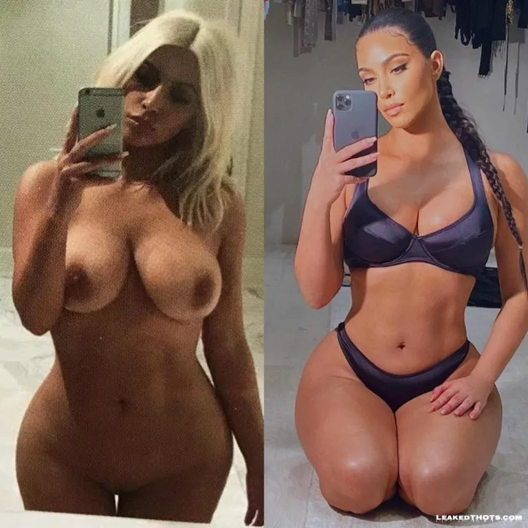 Kardashian exposed kim nipples The 6