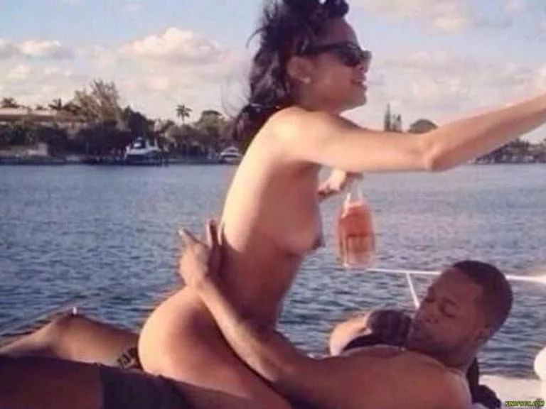 Rihanna sex tape picture on a boat