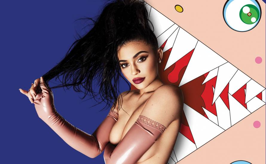 Kylie Jenner Topless in Complex Magazine - Takashi Murakami collaboration!
