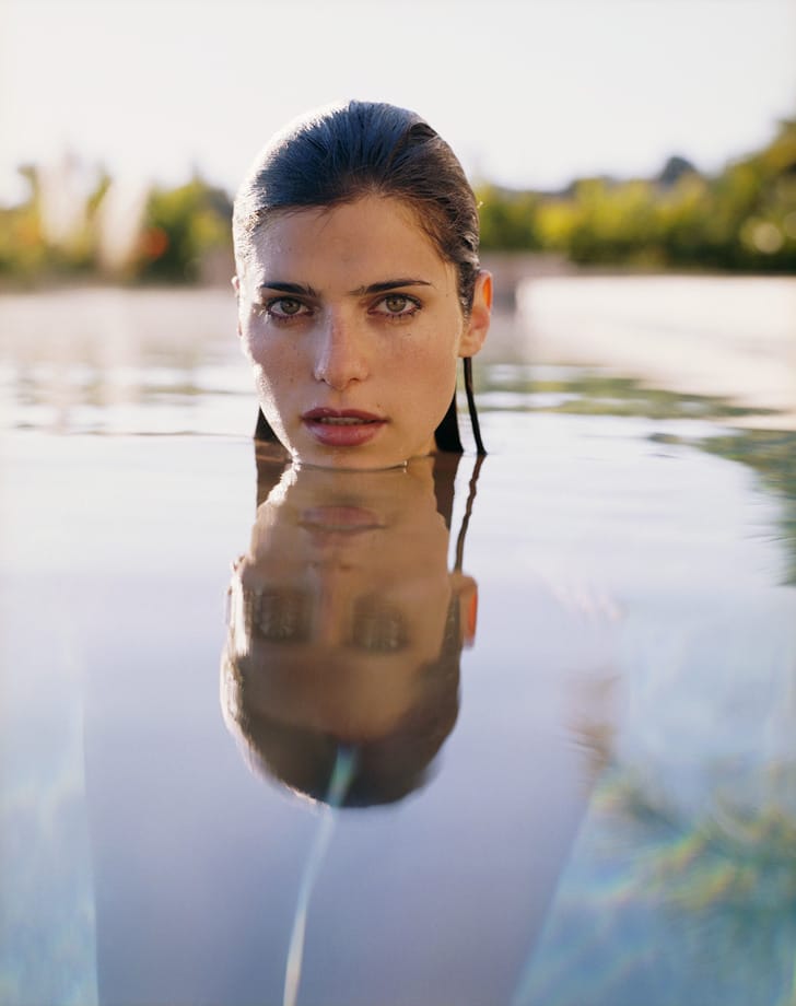 Lake Bell uncovered pool pic