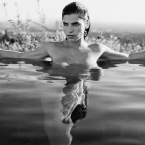 Lake Bell wet and sexy