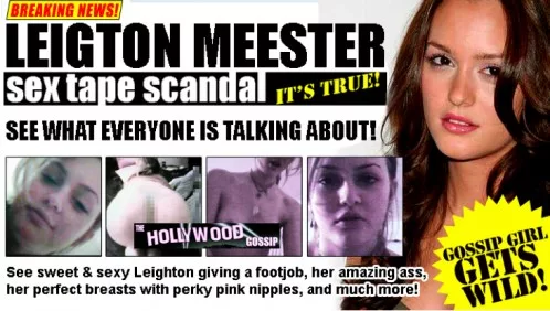 Leighton meester leaked nude