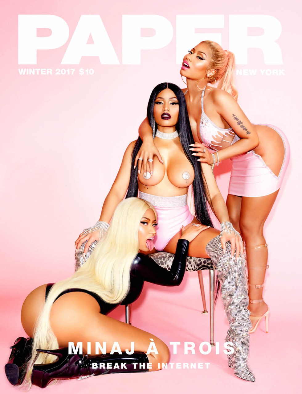 Nicki Minaj topless Paper Mag Pics (3)