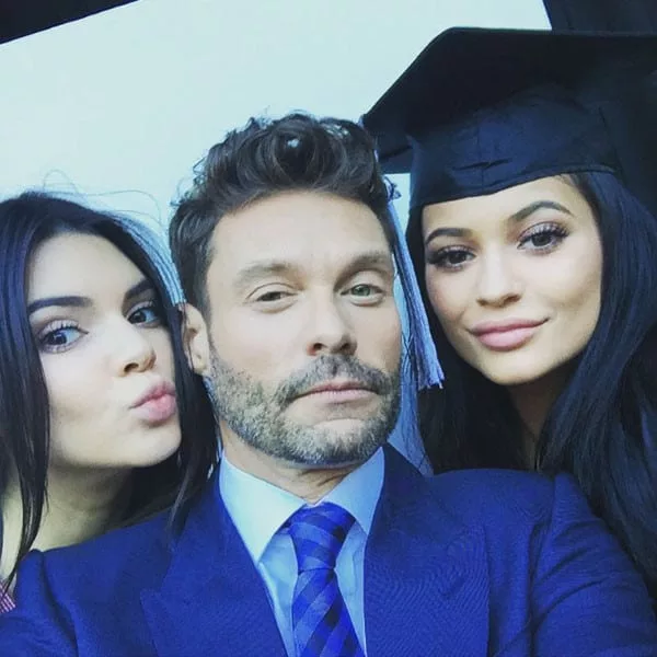 Ryan Seacrest at Kylie Jenner's High School Graduation Party.