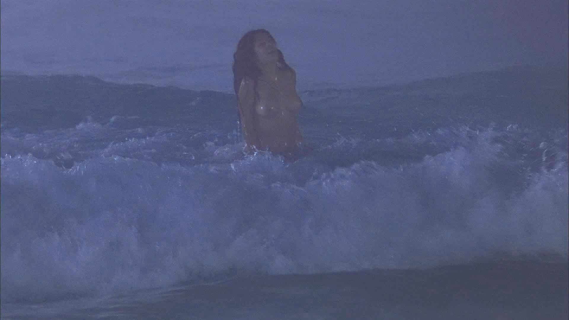 nude scene of salma hayek at night in the ocean