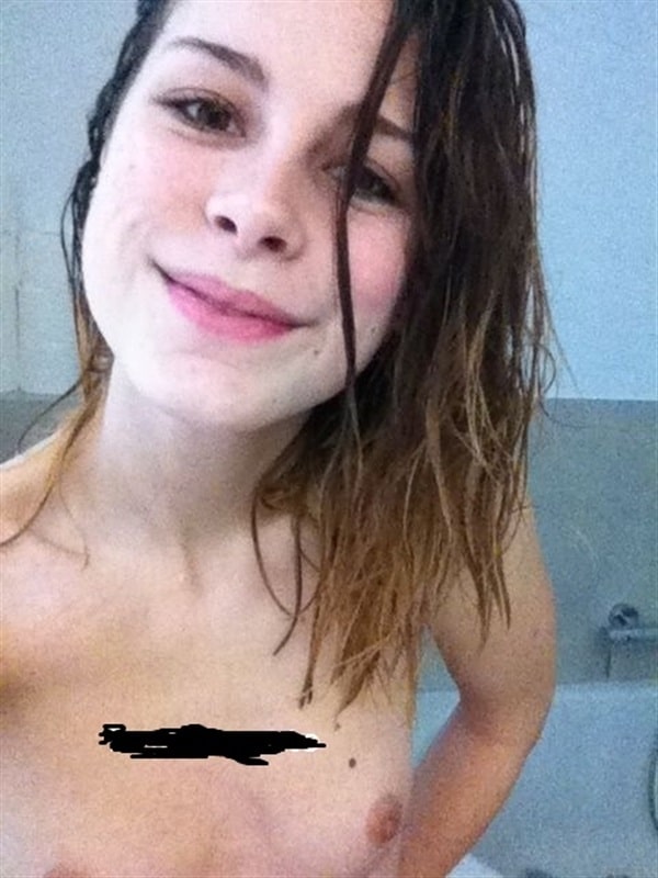babe lena meyer landrut german singer after shower topless selfie