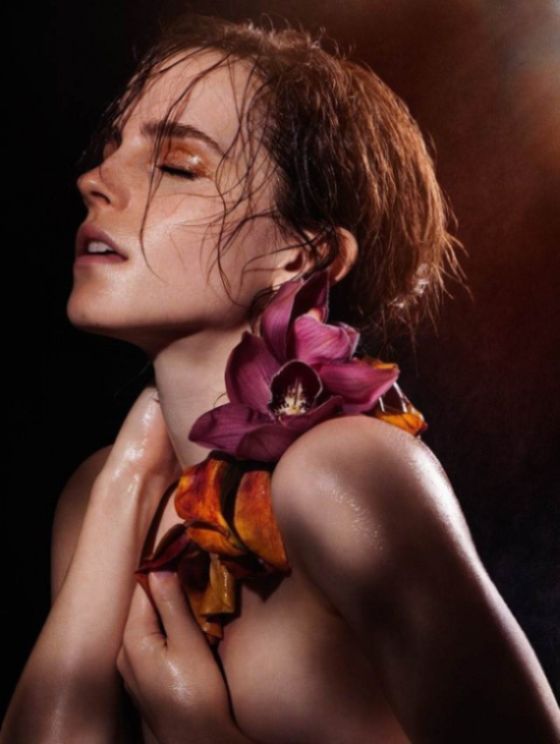 Emma Watson stripped down for Natural Beauty photoshoot
