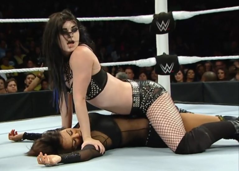 Paige WWE humping
