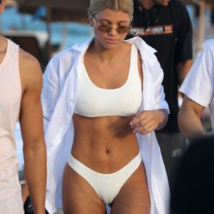Sofia Richie images in white