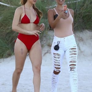 Amanda Cerny exposing boobs