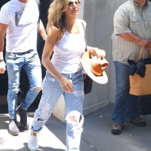 Jennifer Aniston white t-shirt