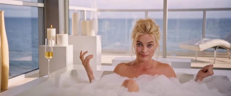 Margot Robbie bubble bath