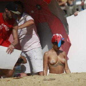 Rihanna natural tits