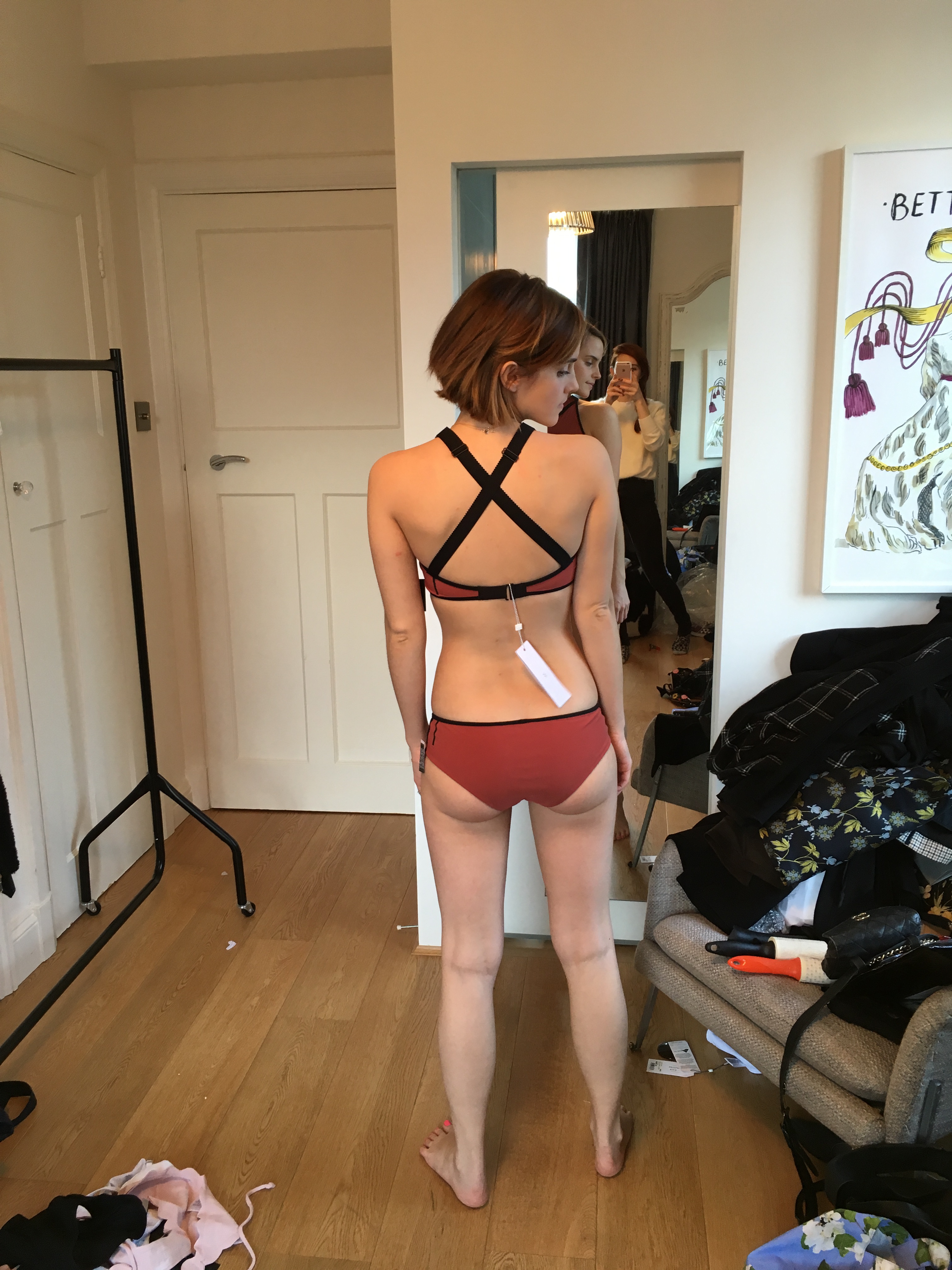 Emma Watson exposing ass