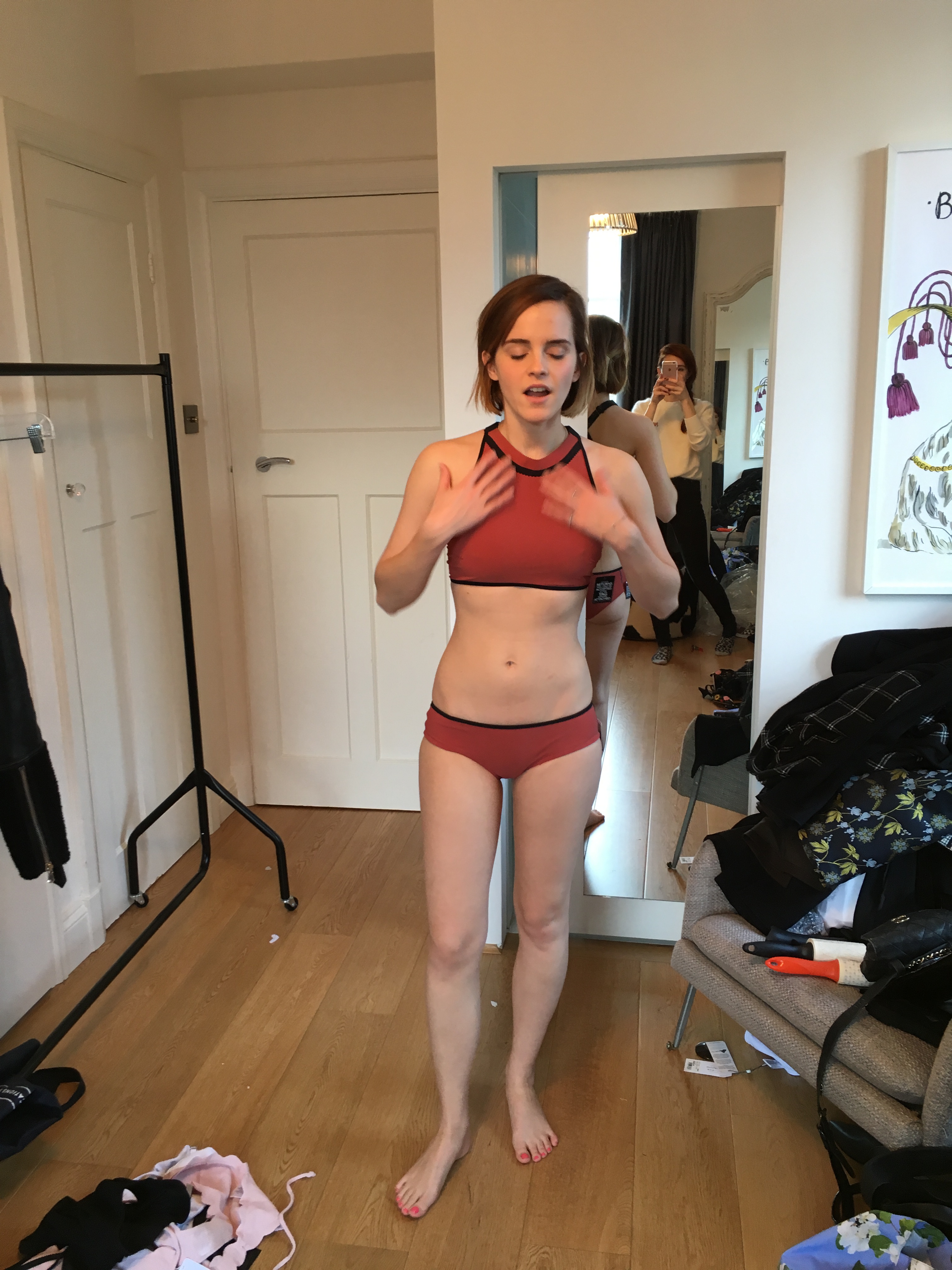 Emma Watson uncovered body