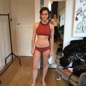Emma Watson nude stomach image