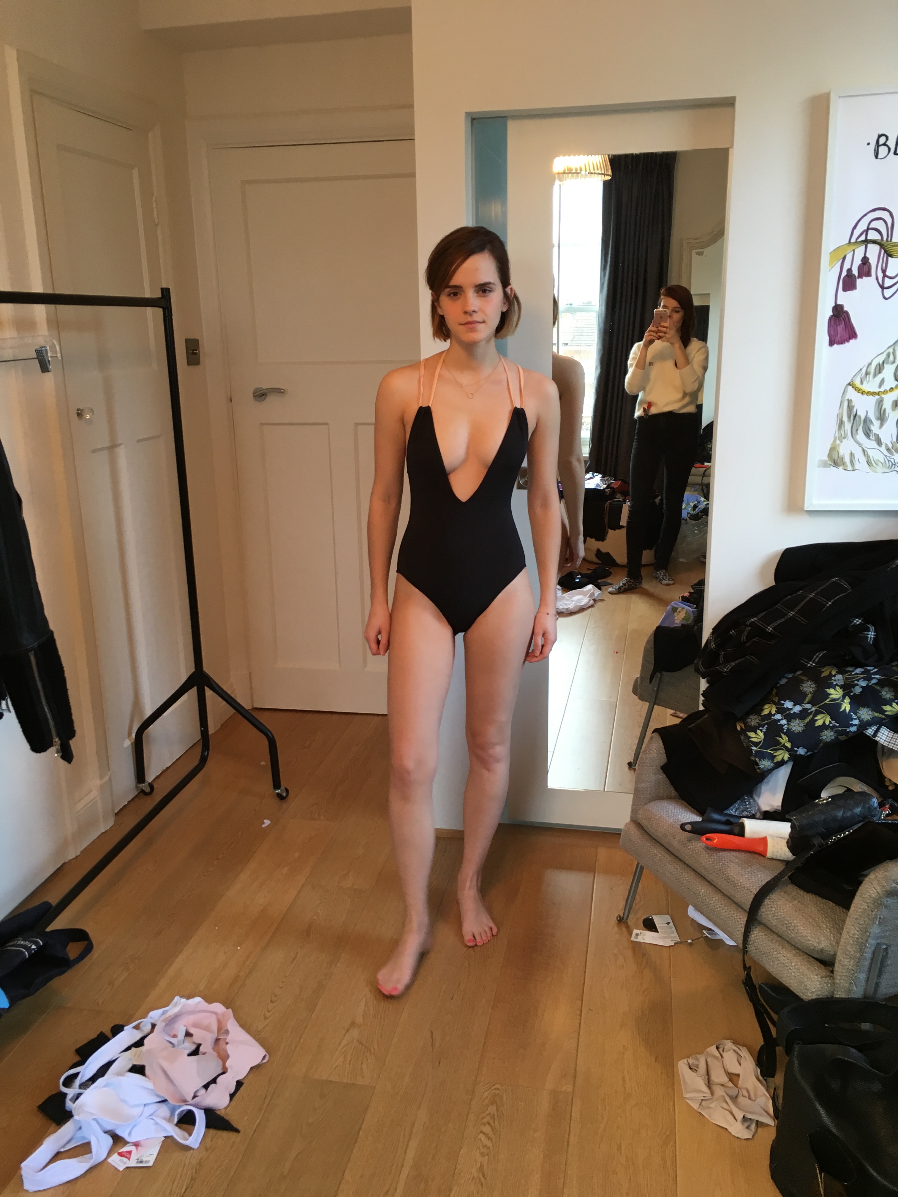 Emma Watson topless