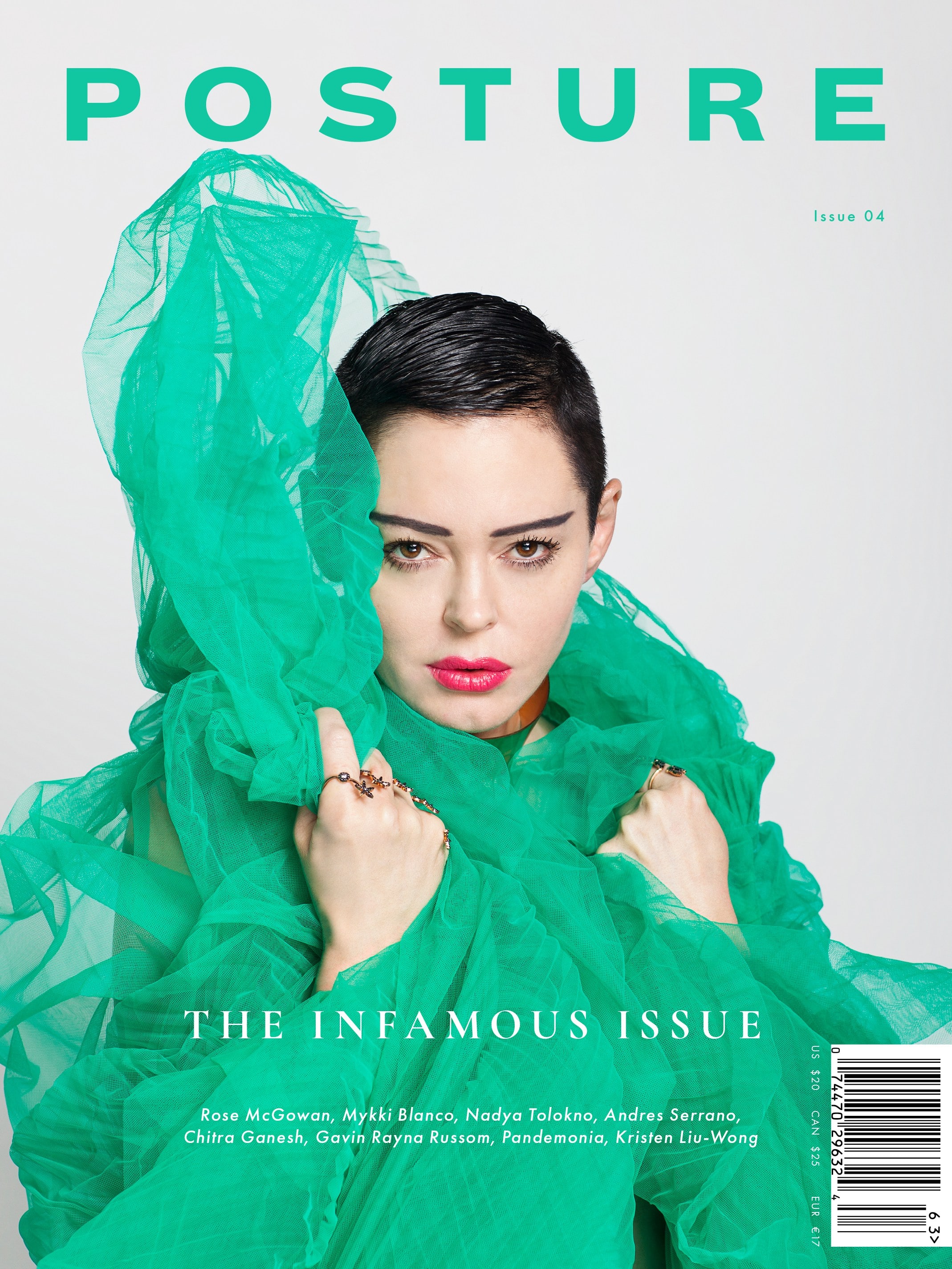 Rose McGowan Flaunt Magazine cover