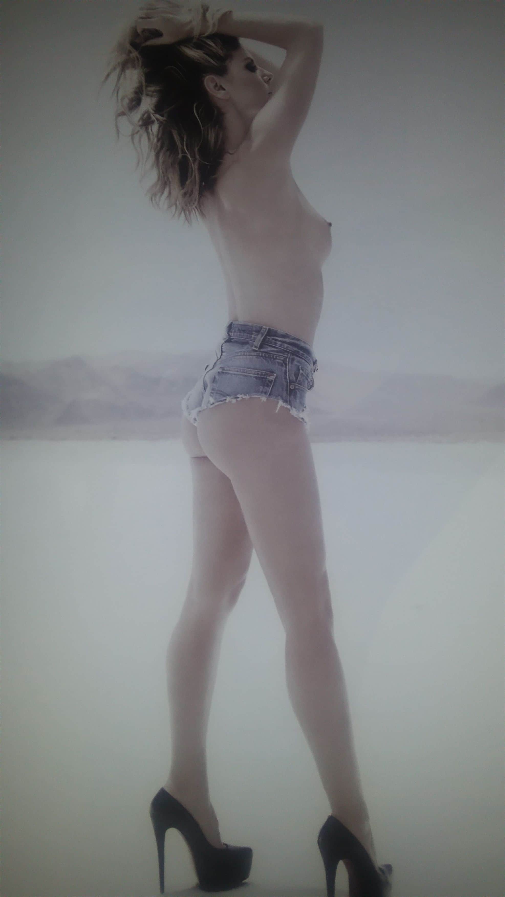 Heidi Klum topless