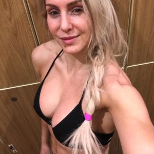 Charlotte Flair hard nipples