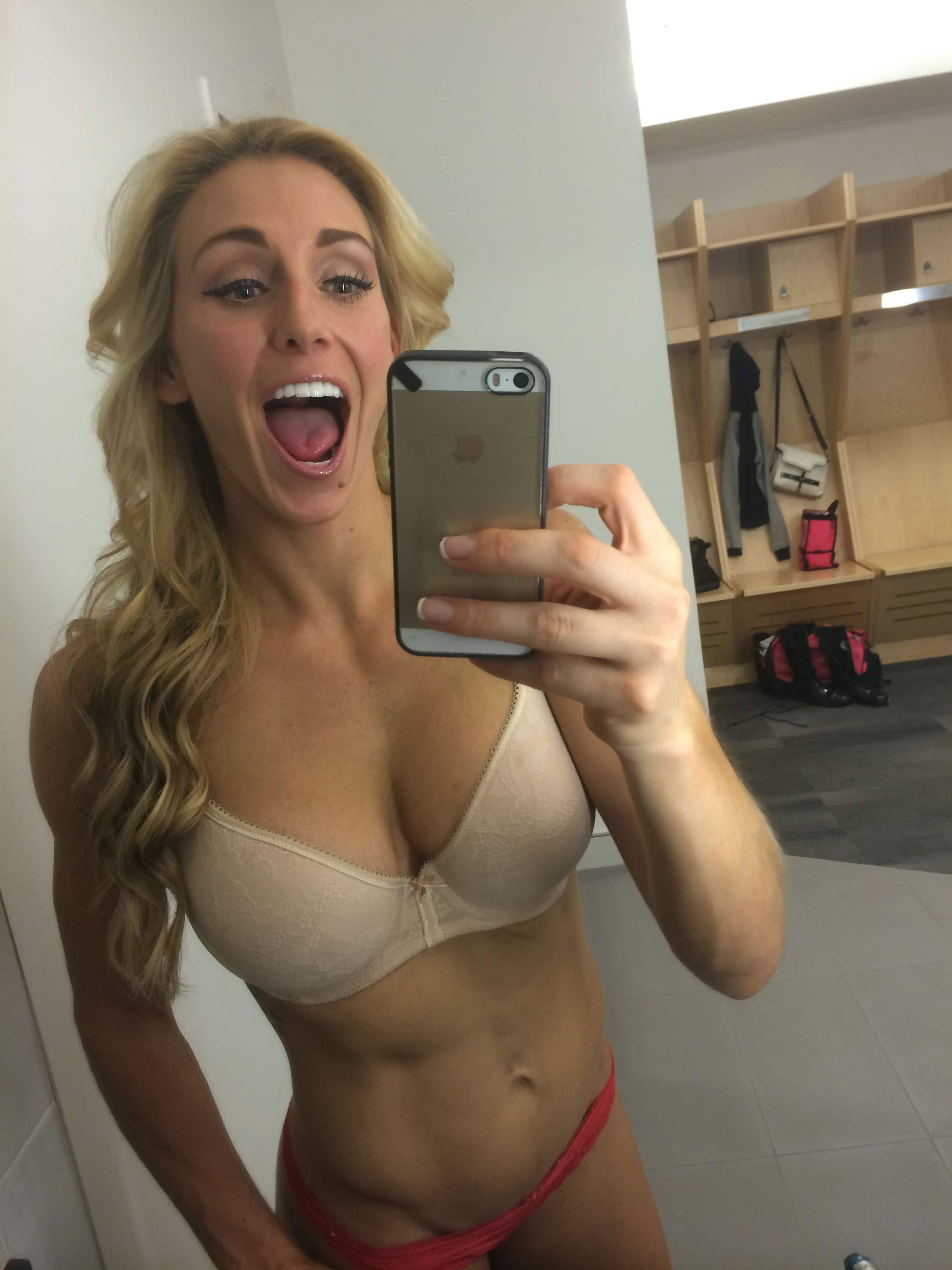 Charlotte Flair natural tits