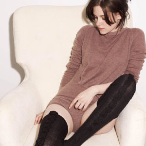 Kristen Stewart thigh high stockings