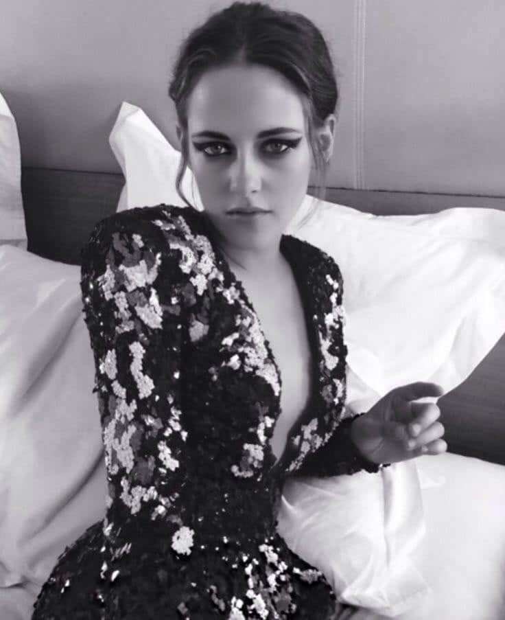 Kristen Stewart model black and white