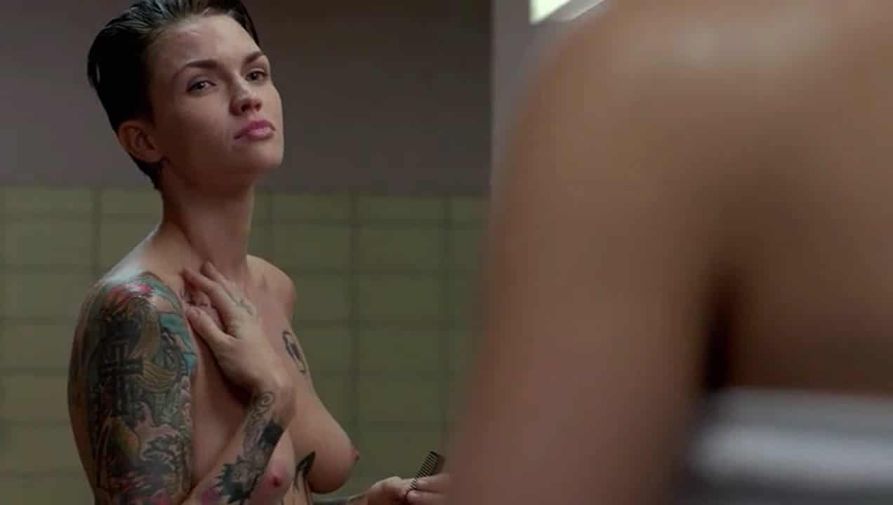 Ruby Rose naked boobs