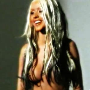 Christina Aguilera boobs exposed