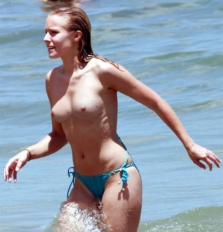 Kristen Bell topless tits